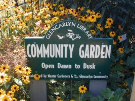 Glencarlyn Community Garden Sign