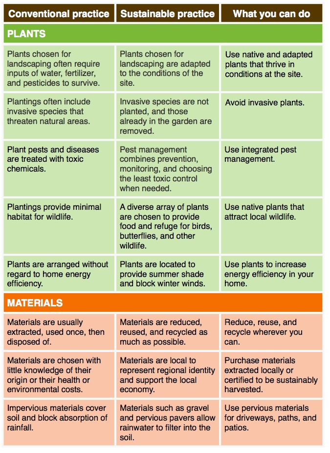 Plants and materials 1