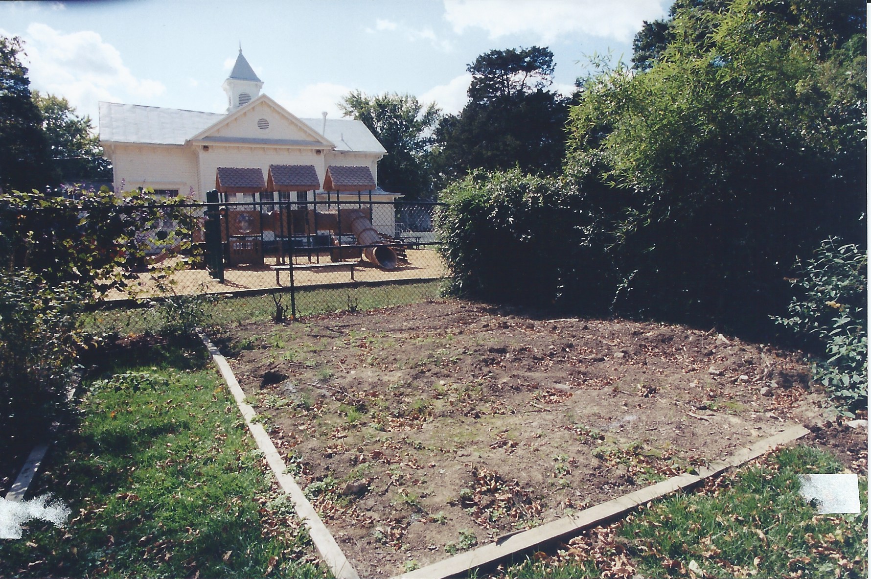 Garden before the Gazebo in 2000