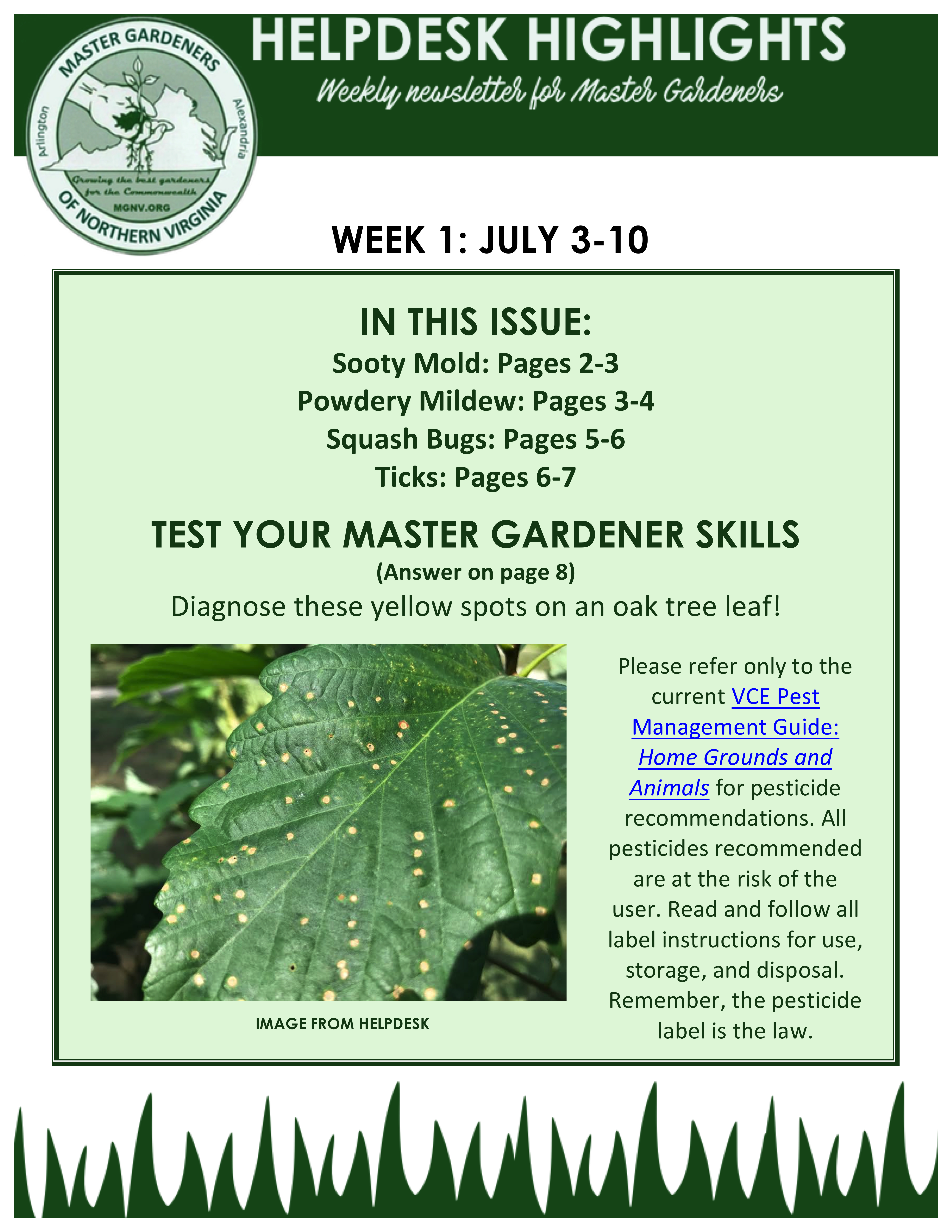 Help Desk Newsletter - July 2017