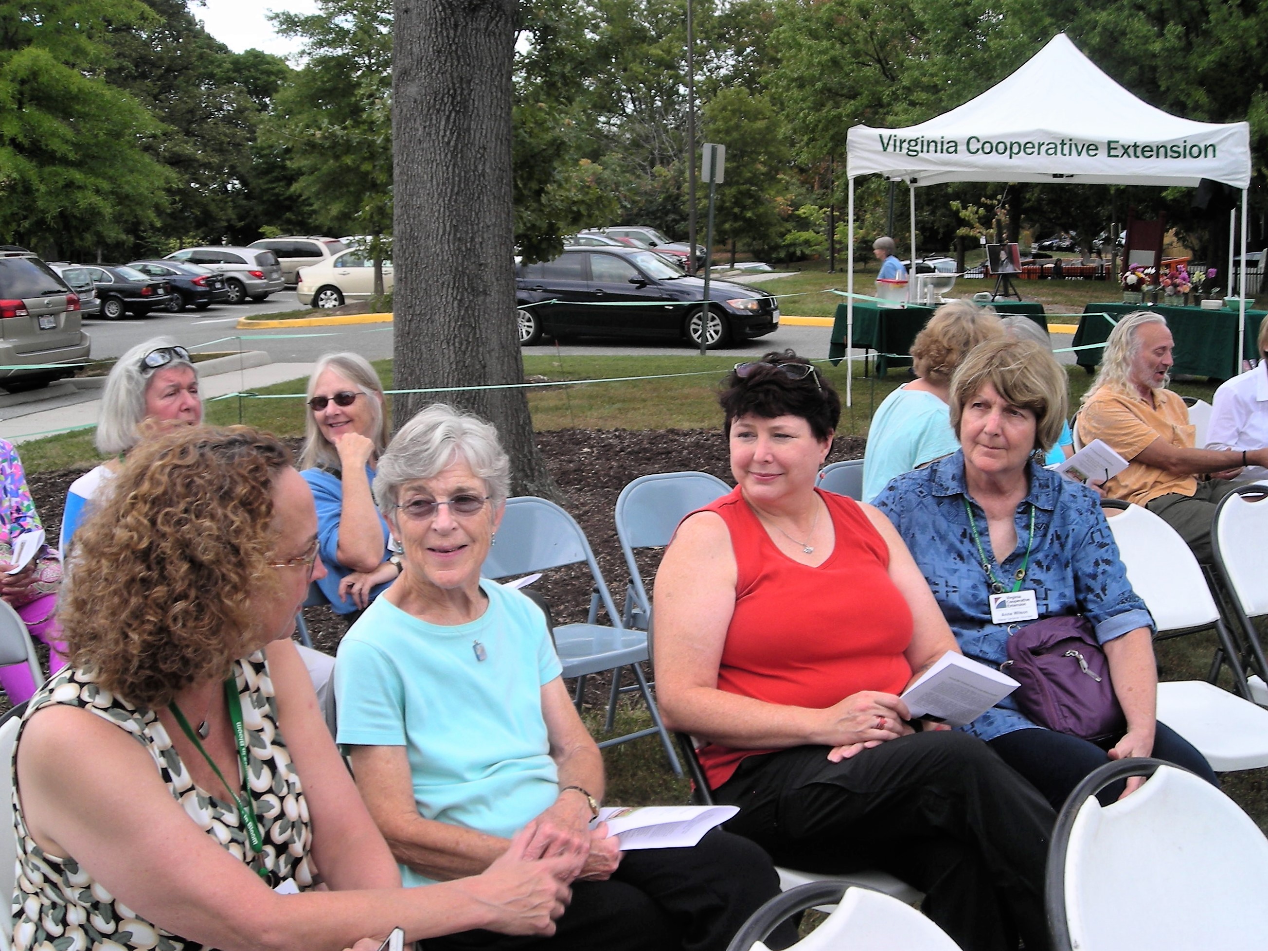 Master Gardeners before ceremony