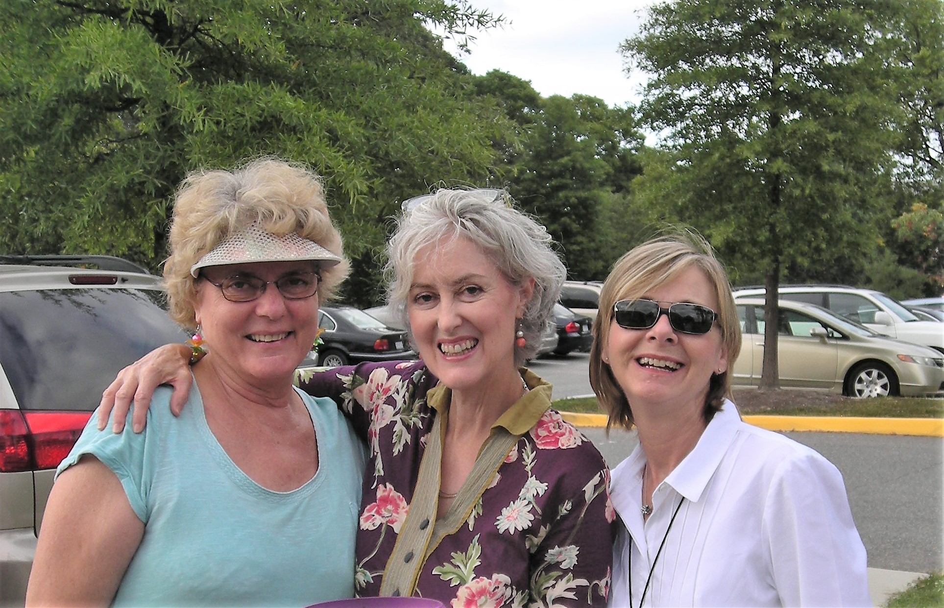 Master Gardeners Paula Kaufmann, Jane Longan and Denise Dieter