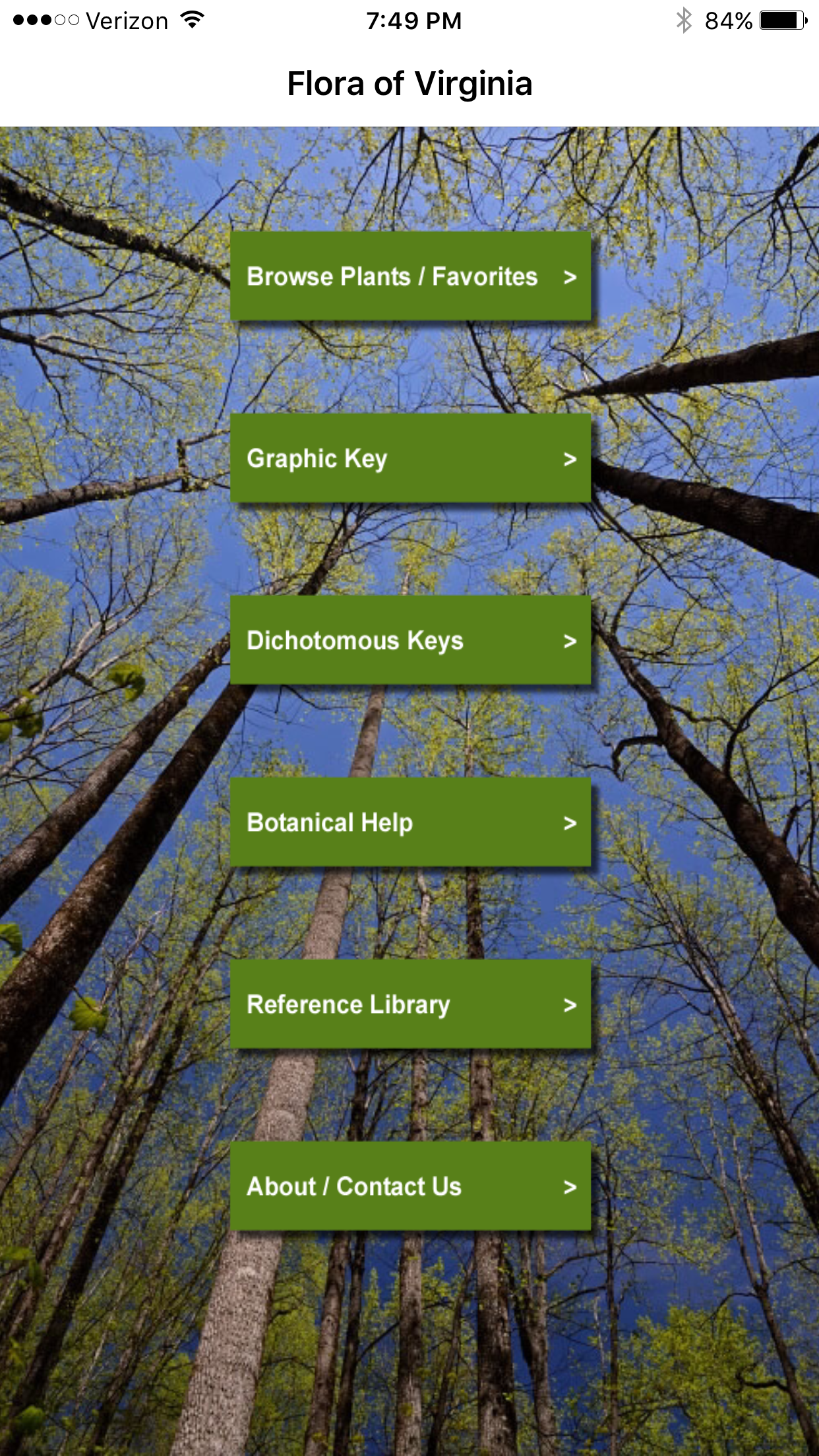 Menu Screen