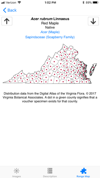 Sample Range Map