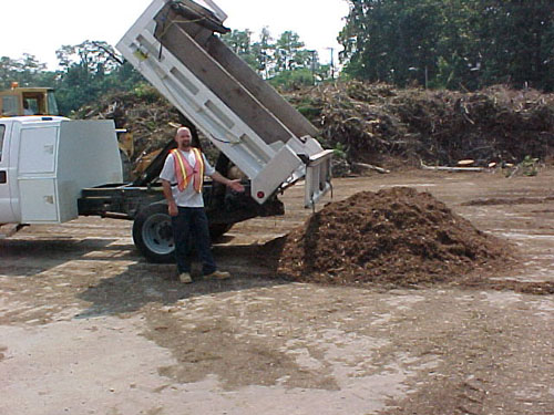 Leaf mulch – 2.5 cubic yards: $50