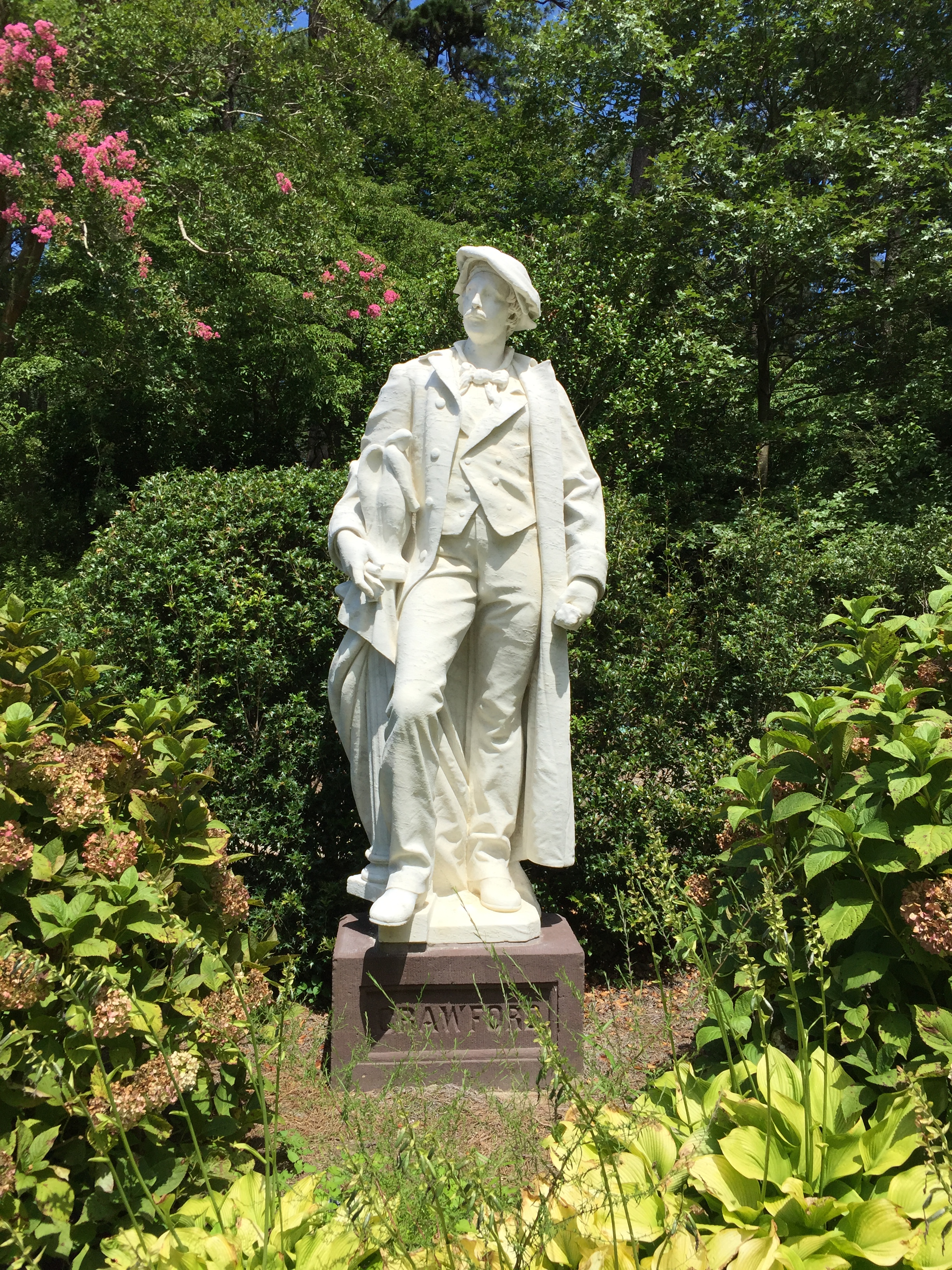 This 7-foot-tall statue of Thomas Crawford was restored in 2013.
Photo © 2018 Elaine Mills.
