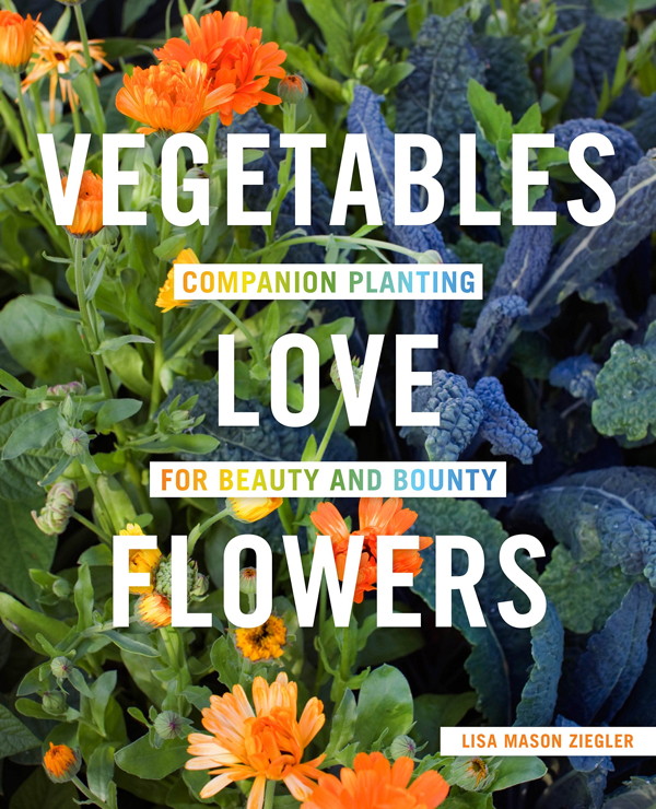 Vegetables Love Flowers: Companion Planting for Beauty and Bounty by Lisa Mason Ziegler Book Cover