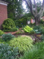 Asian landscape design aesthetic at Glencarlyn Library Community Garden, contributed by Paul