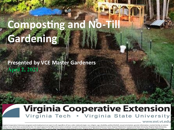 composting and no till gardening title slide