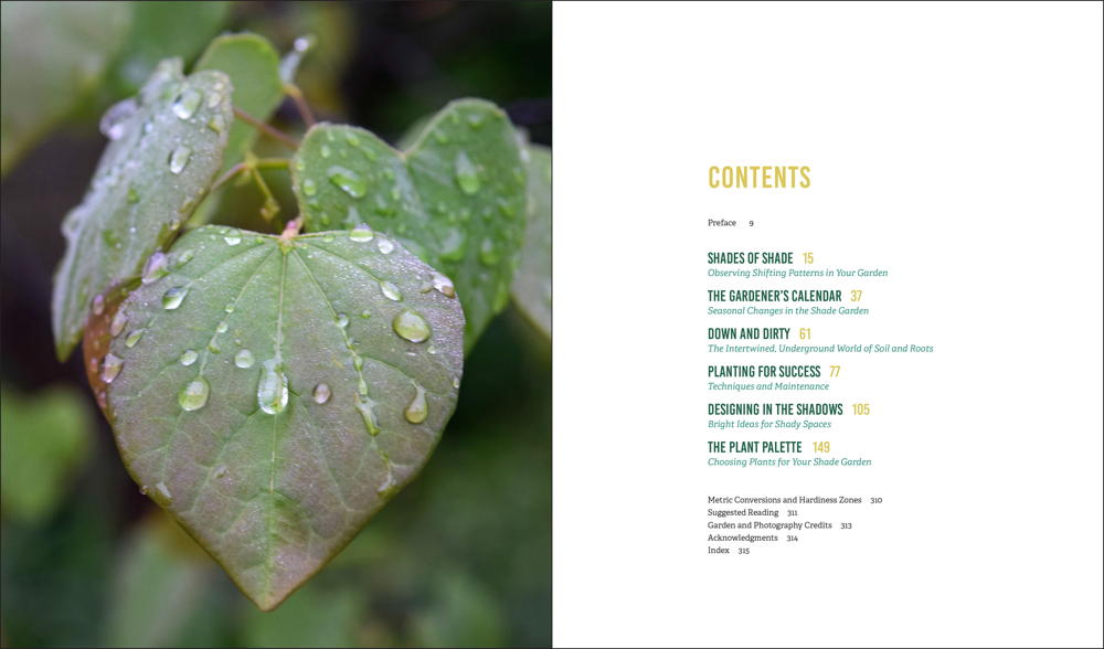 Glorious Shade table of contents