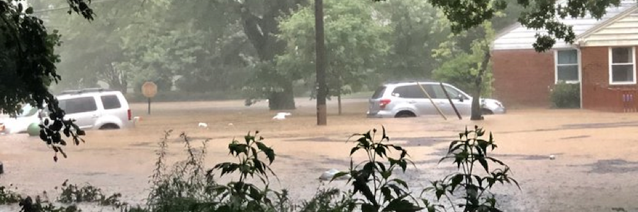 flooded street