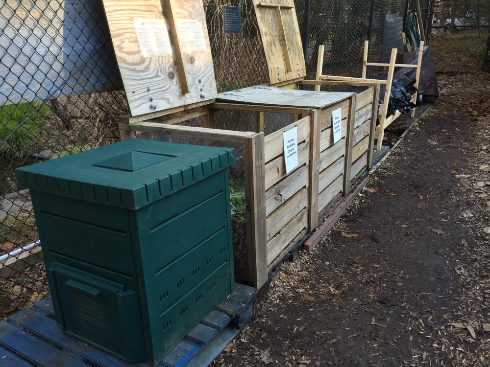 Compost bins in 2015.