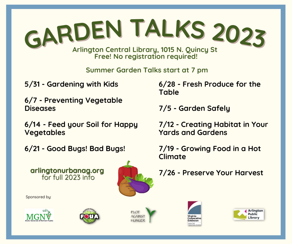 Garden talks 2023 schedule
