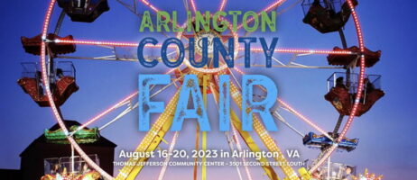 Arlington County Fair Logo with ferris wheel