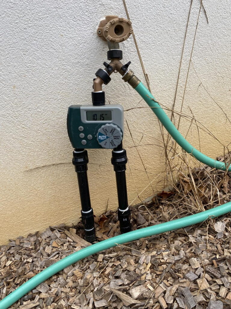 Timer for irrigation system.
