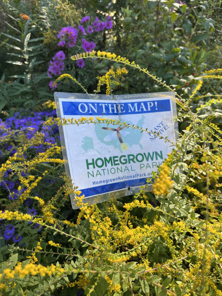 On the map sign - Homegrown National Park