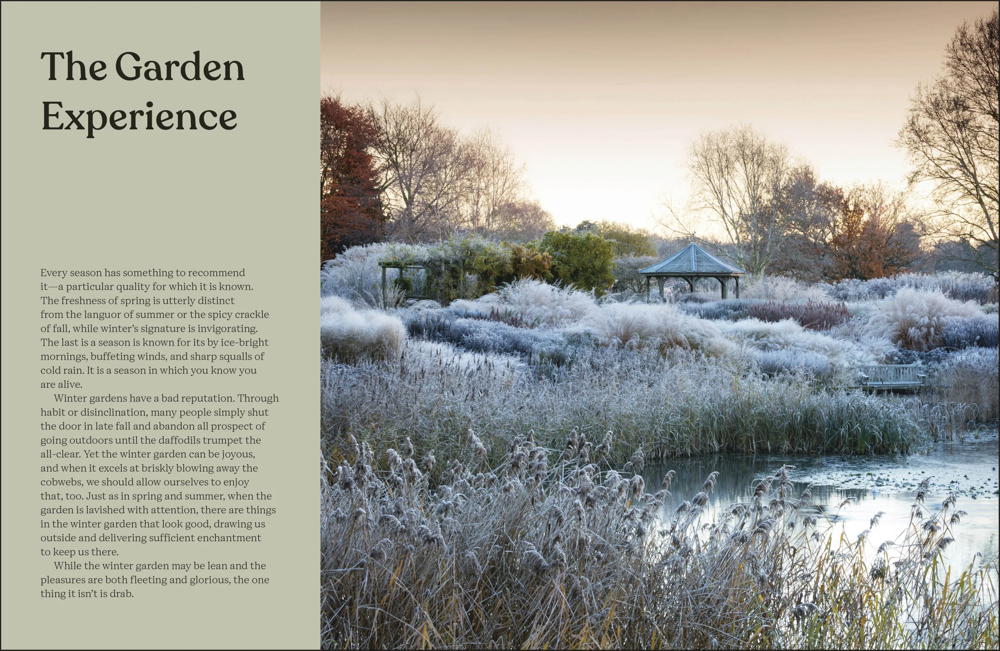 Garden experience page spread