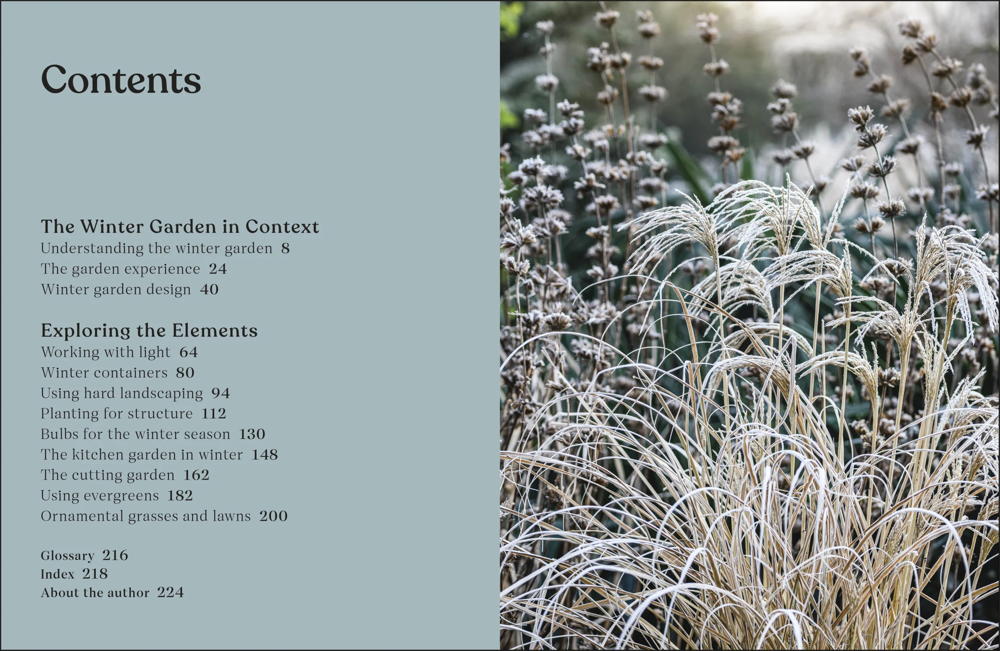 Table of contents for The Winter Garden