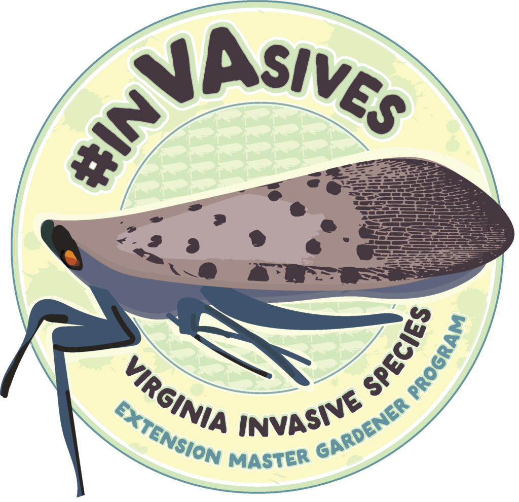 #inVAsives - logo for invasive species initiative from Extension Master Gardeners