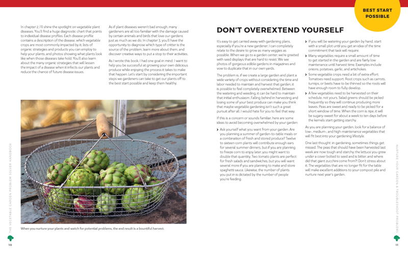 The Vegetable Garden Problem Solving Handbook best start