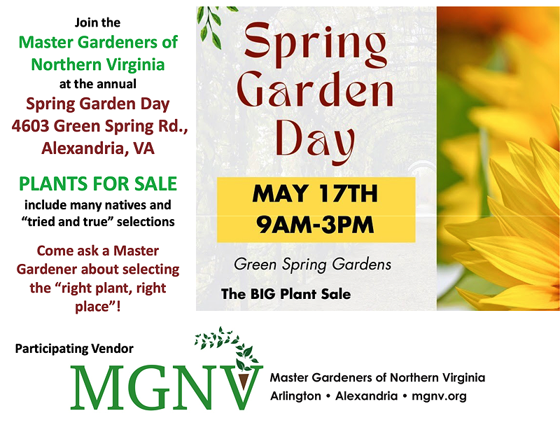Greenspring 2025 plant sale 