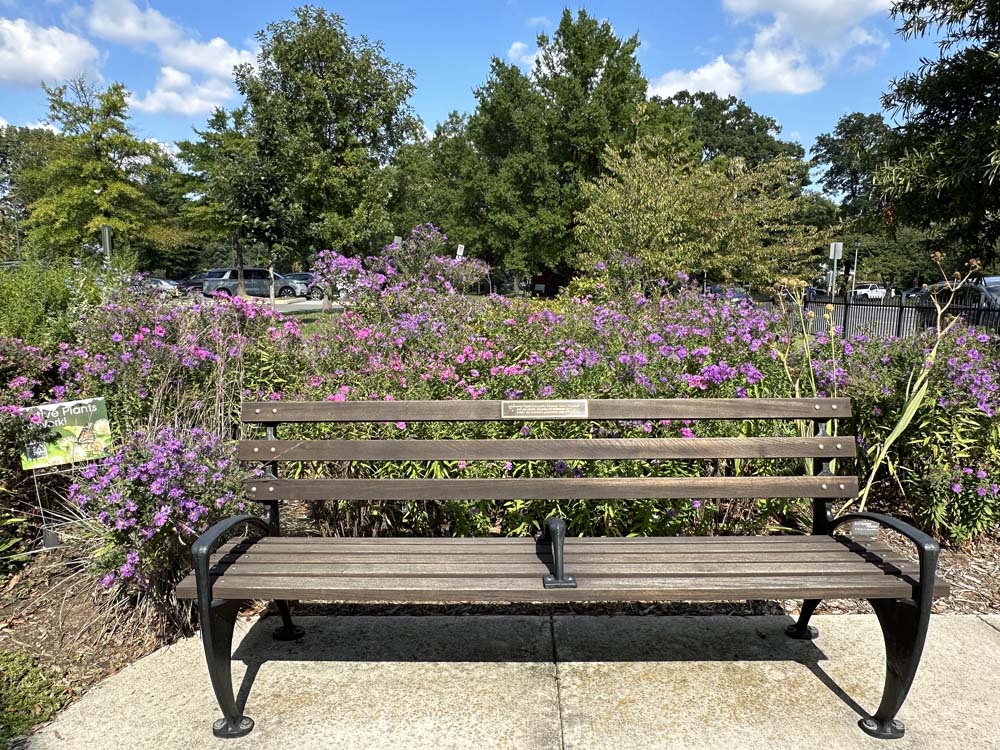 MG Tribute Garden in early October 2023.