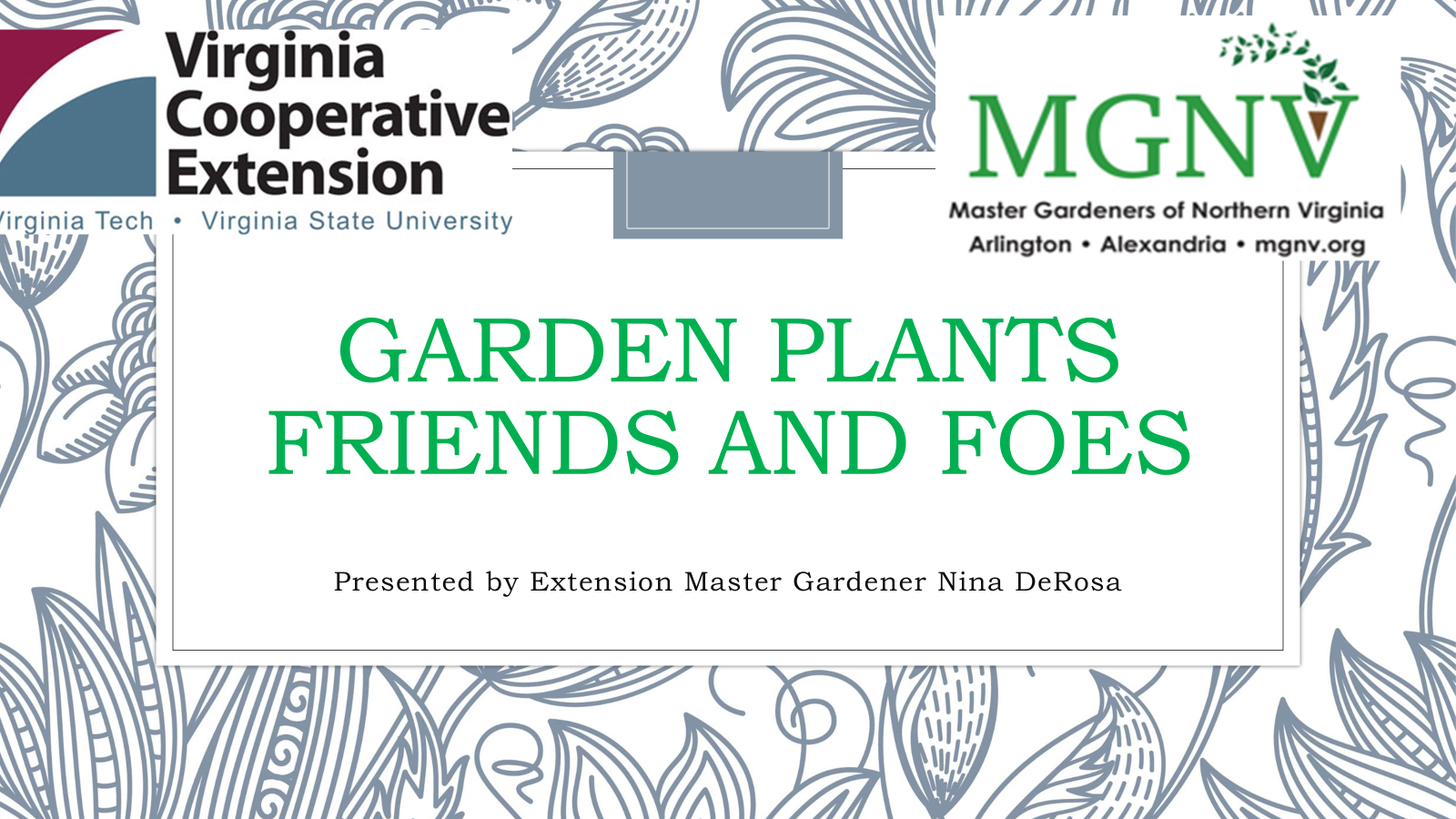 companion planting title slide