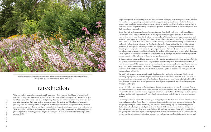 Two page spread with introduction