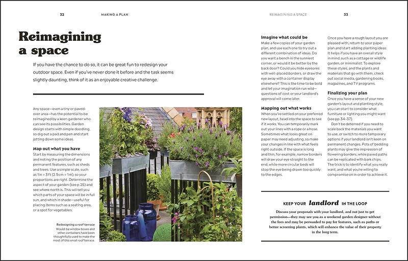 Reimagining a space two page spread